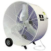 36 White Floor Fan