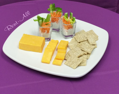 14x14 Eggshell Square Platter