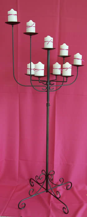 Bronze 9 Candle Candelabra