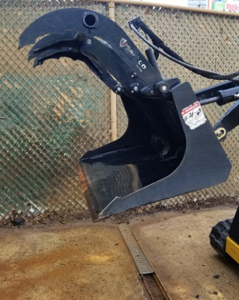 Mini Skid Steer Scrap Grapple attachment only