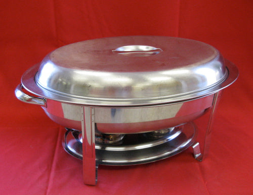Chafer Stainless Oval 6 qt